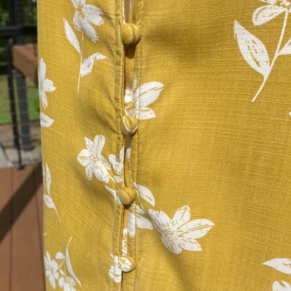 💛Billabong ’Sincerely Jules’ sway Floral, Rich Yellow Off-Shoulder Dress. XS 💛 - Picture 9 of 11